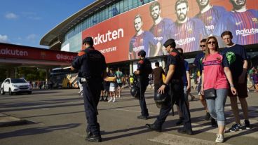 Los Mossos d'Esquadra lideraron el operativo.