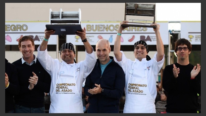 Marcelo Herrera y Javier Ramallo fueron premiados en Buenos Aires.