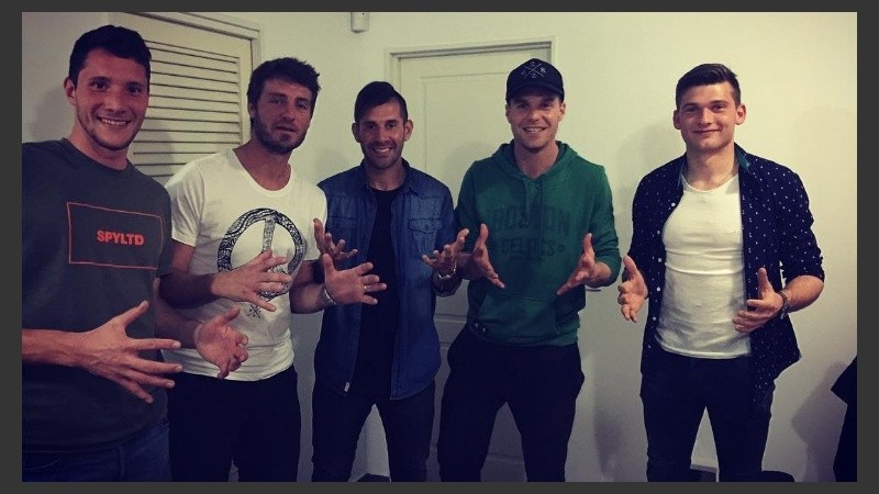 Ledesma, Bosch, Rodríguez, Azimonti y Fulvio.