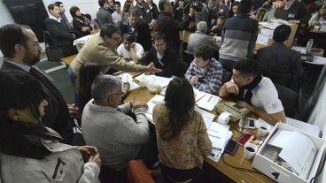 Durante el escrutinio se comunicó un criterio que después cambió.
