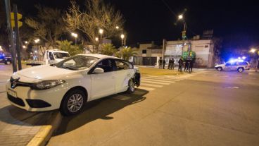 El siniestro ocurrió en Oroño y Jorge Cura. Hay semáforo en la esquina.