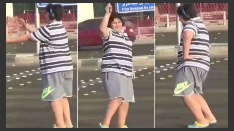 Las imágenes del baile que se volvieron virales.