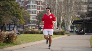 Los rosarinos disfrutaron de una jornada con temperaturas agradables este jueves.
