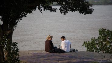 Los rosarinos disfrutaron de una jornada con temperaturas agradables este jueves.