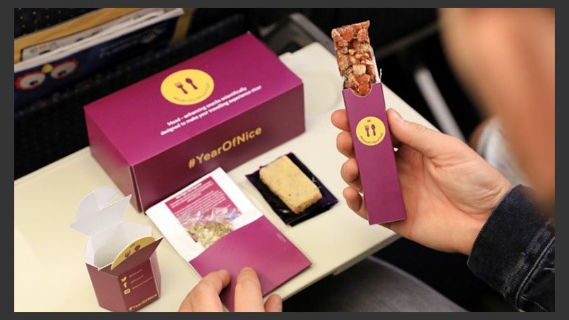 La compañía aérea Monarch ya entrega a sus pasajeros los productos inventados por Spence.