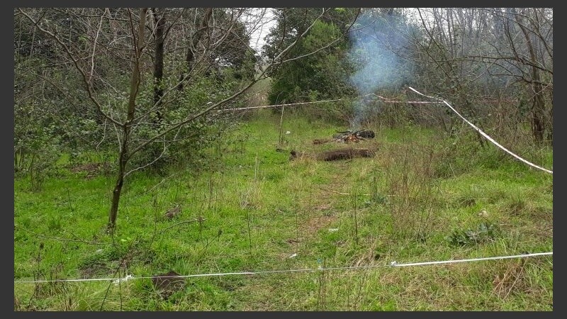El terreno que pretendía ser usurpado.