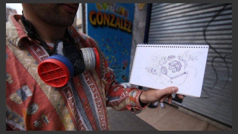 Un boceto antes de arrancar.