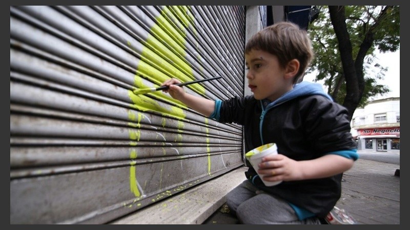 Los que se acercaron a colaborar.