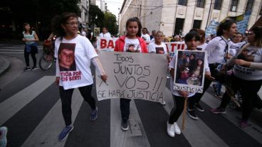 La marcha pidió "basta de gatillo fácil".