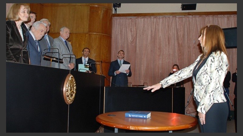 La jueza Paliotti, una de las denunciantes. 