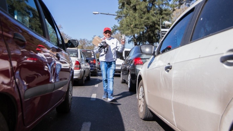Oroño y 27 de febrero, territorio de Antonio desde hace años.