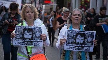 Una multitud marchó por Santiago Maldonado en Rosario. (Alan Monzón/Rosario3.com)