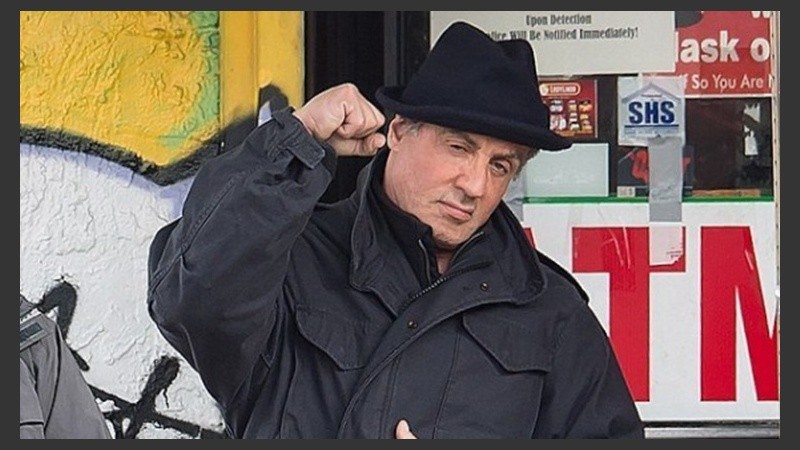 Stallone trabaja en un nuevo proyecto cinematográfico.