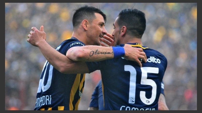 Zampedri cumplió y marcó su primer gol oficial en Central.