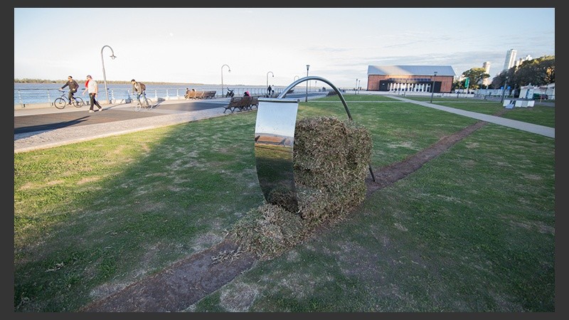 La intervención de Marcolina Dipierro en el Parque España. 