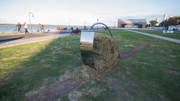 La intervención de Marcolina Dipierro en el Parque España.