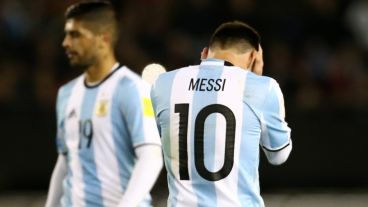 Messi y su desesperación.