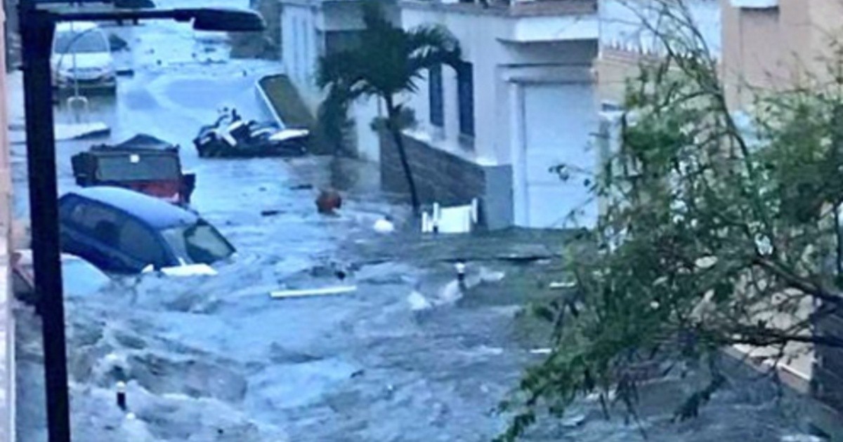 Los videos del arrasador paso del huracán Irma por la isla de San ...