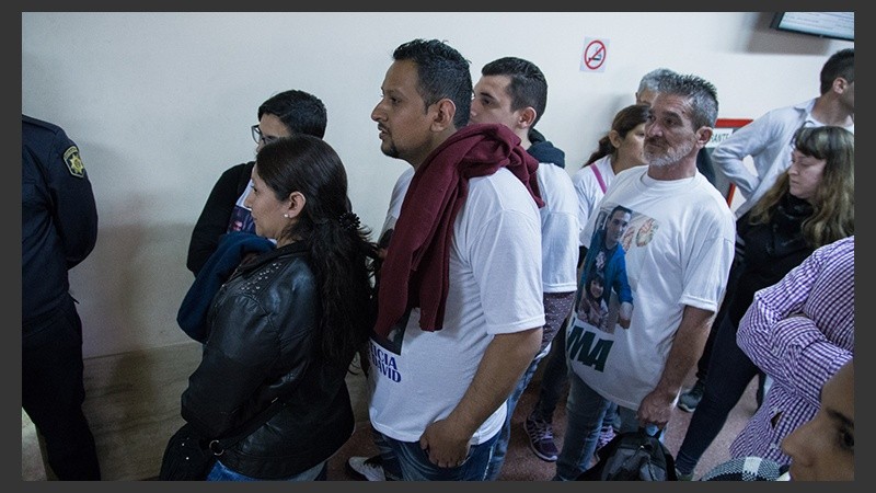 Familiares de las víctimas en la audiencia.