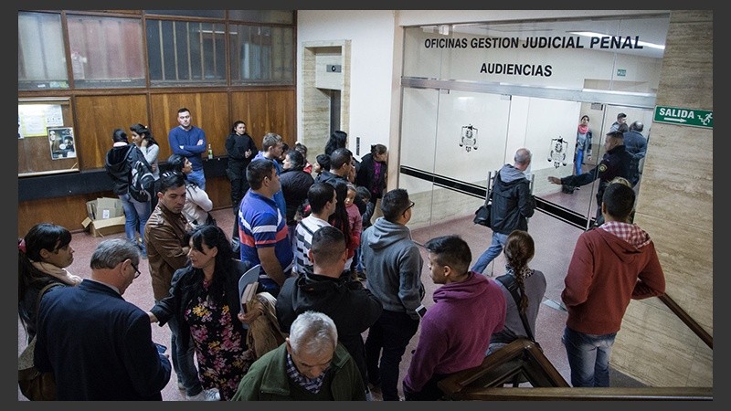 La audiencia se desarrolló en Tribunales.