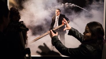 La 28° Muestra Anual de Fotoperiodismo quedó inaugurada este jueves en los galpones del CEC. (Alan Monzón/Rosario3.com)