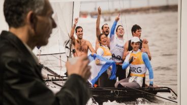 La 28° Muestra Anual de Fotoperiodismo quedó inaugurada este jueves en los galpones del CEC. (Alan Monzón/Rosario3.com)