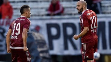 Pinola marcó su gol en el Monumental.