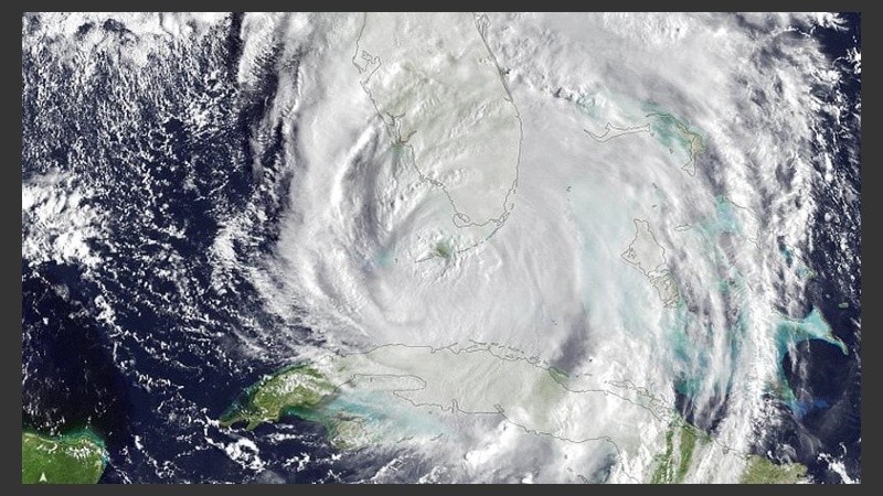 Una imagen satelital difundida por la NASA.