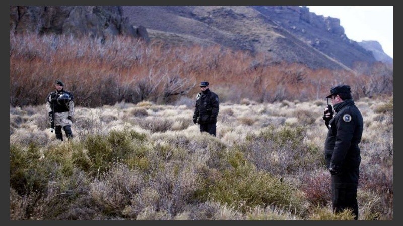 Los rastrillajes de la Policía Federal y Prefectura Naval en el territorio.