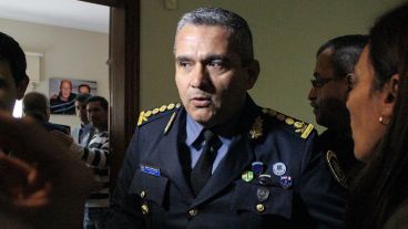 El jefe de Policía saliente, José Luis Amaya.