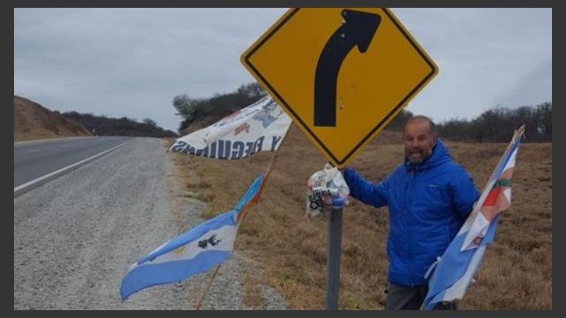 El hombre es oriundo de Tolhuin, un pequeño municipio de Tierra del Fuego a 100 kilómetros de Ushuaia.