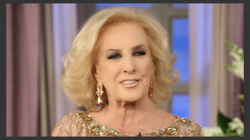 Mirtha durante el programa de este sábado.