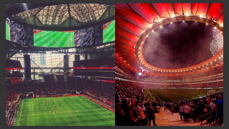De Atlanta a Madrid, dos nuevas maravillas en el mundo del fútbol.