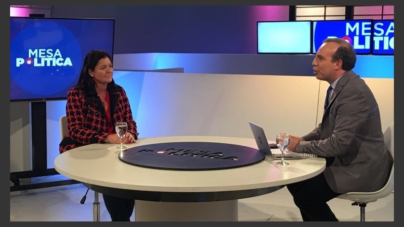 Mónica Alvarado en Mesa Política. 
