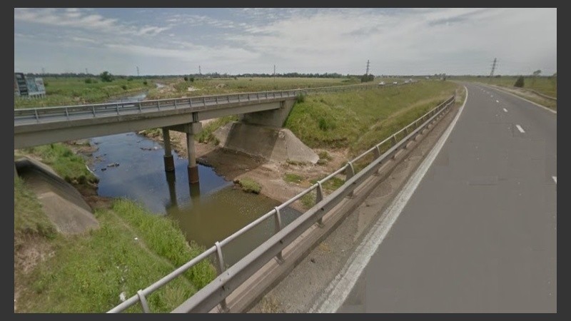 El lugar donde fue encontrado el cuerpo.