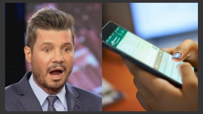 La sorpresa de Marcelo, y de su esposa, ante un mensaje 'tiroteador'.