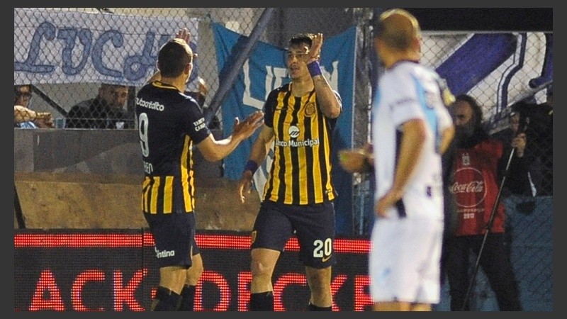 Zampedri celebra su gol.