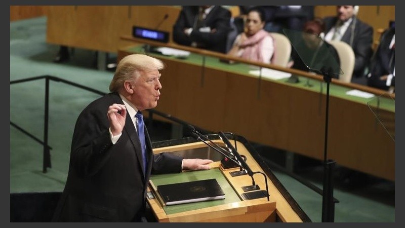 Naciones desunidas. Trump reforzó la tensión con los países en conflicto.