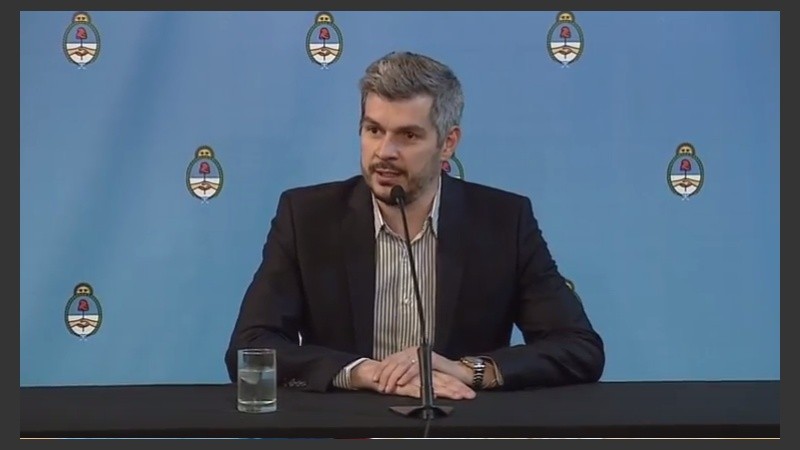 Peña en la rueda de prensa de este martes en el CCK. 