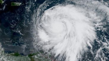 El huracán María azota al Caribe.