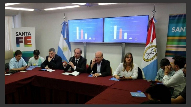 “Santa Fe no tiene deuda y es la provincia a la que más debe la Nación”, dijo el ministro de Economía Gonzalo Saglione. 