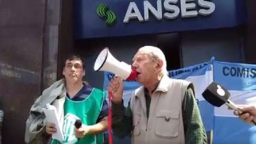 La protesta fue al mediodía.