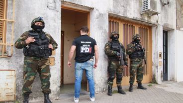 Los operativos se realizaron en Rosario, Fighiera y Villa Gobernador Gálvez.