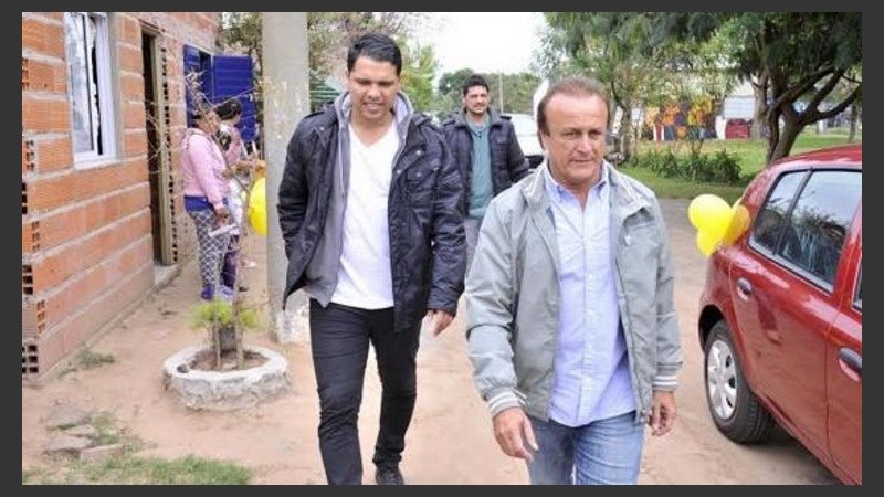 Del Sel y Barreto, en una vieja recorrida de campaña