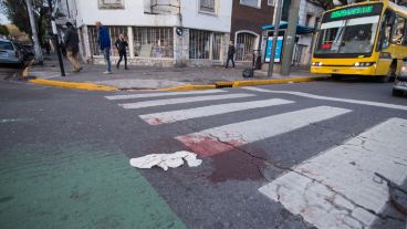 La víctima fue baleada en una pierna.