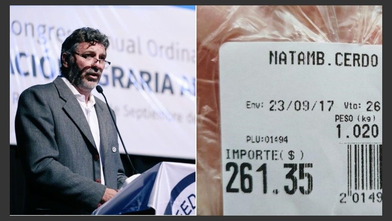 El titular de Federación Agraria habló del precio del cerdo. 