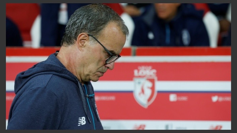 Bielsa, al salir del campo tras el 0-4.