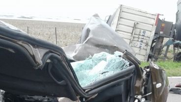 El hecho fue sobre el kilómetro 558, a la altura del paraje Tarragona.