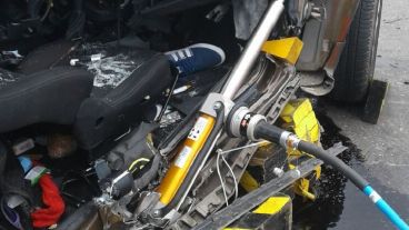 El hecho fue sobre el kilómetro 558, a la altura del paraje Tarragona.