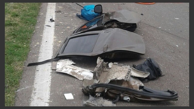 El hecho fue sobre el kilómetro 558, a la altura del paraje Tarragona.